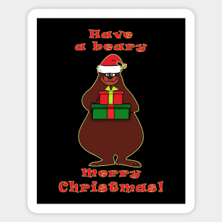 Santa Bear #4 Sticker